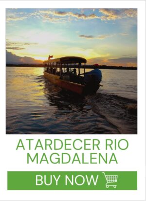 ATARDECER EN EL RIO MAGDALENA - PUERTO TRIUNFO